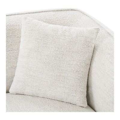 House Nordic Noor Loungesoffa - L-soffa med 2 dynor, vänstervänd, benvit