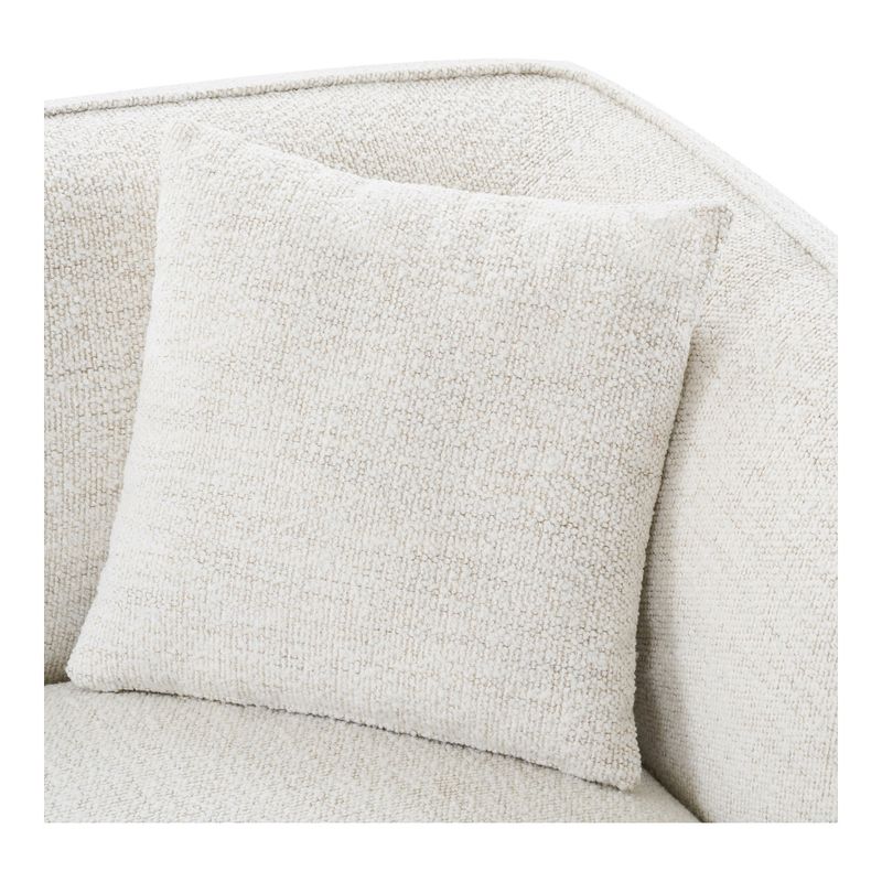 House Nordic Noor Loungesoffa - L-soffa med 2 dynor, vänstervänd, benvit