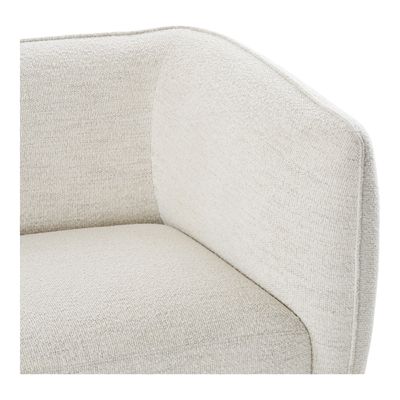 House Nordic Noor Loungesoffa - L-soffa med 2 dynor, vänstervänd, benvit