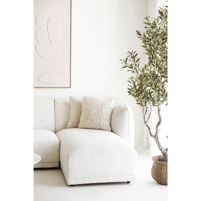 House Nordic Noor Loungesoffa - Högerställd, Benvit