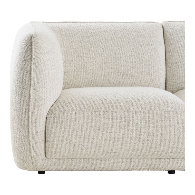 House Nordic Noor Loungesoffa - Högerställd, Benvit