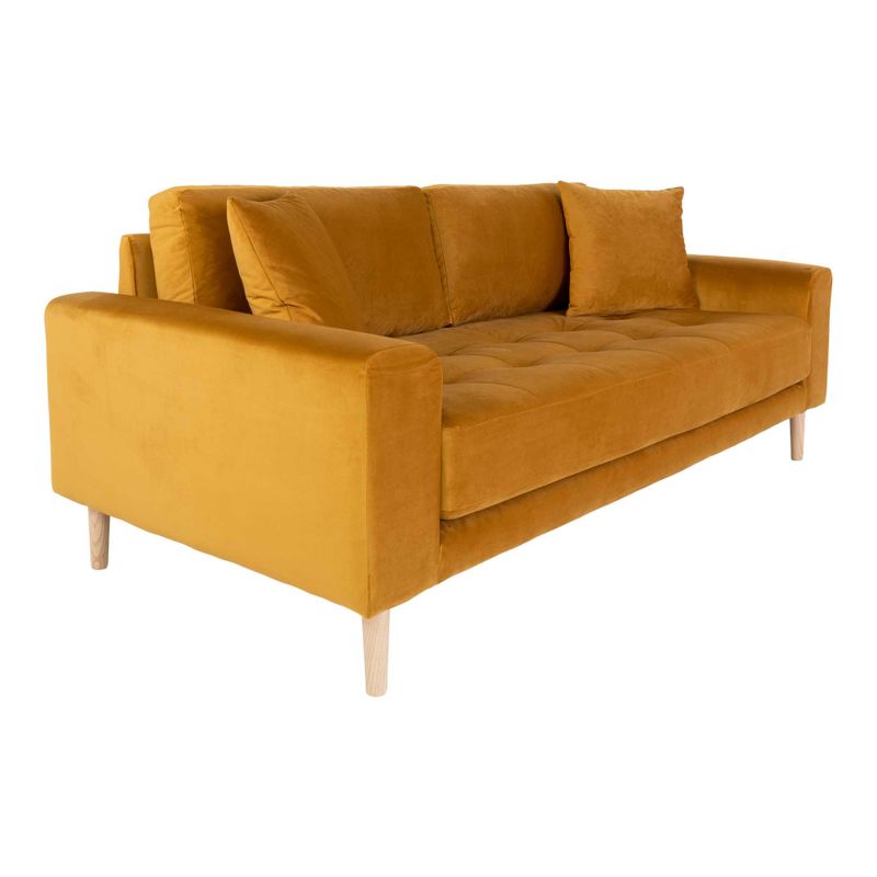House Nordic Lido 2,5-sitssoffa, Senapsgul