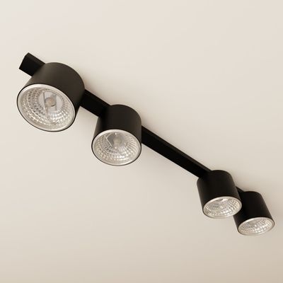 Emibig Lighting Taklampa NANO 4 SVART