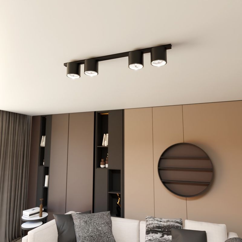Emibig Lighting Taklampa NANO 4 SVART