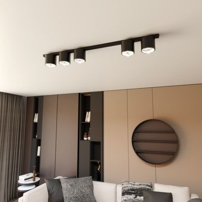 Emibig Lighting Taklampa NANO 5 SVART