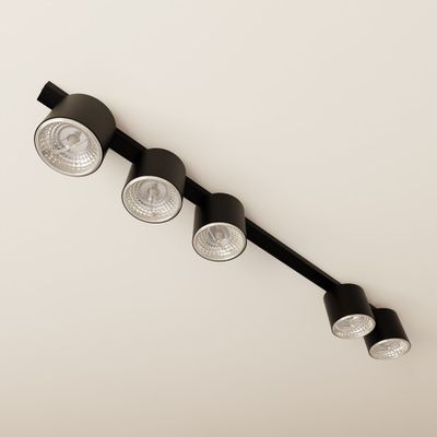 Emibig Lighting Taklampa NANO 5 SVART