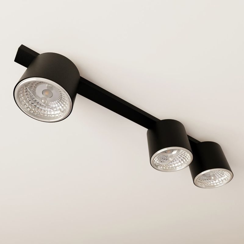 Emibig Lighting Taklampa NANO 3 SVART