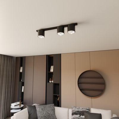 Emibig Lighting Taklampa NANO 3 SVART