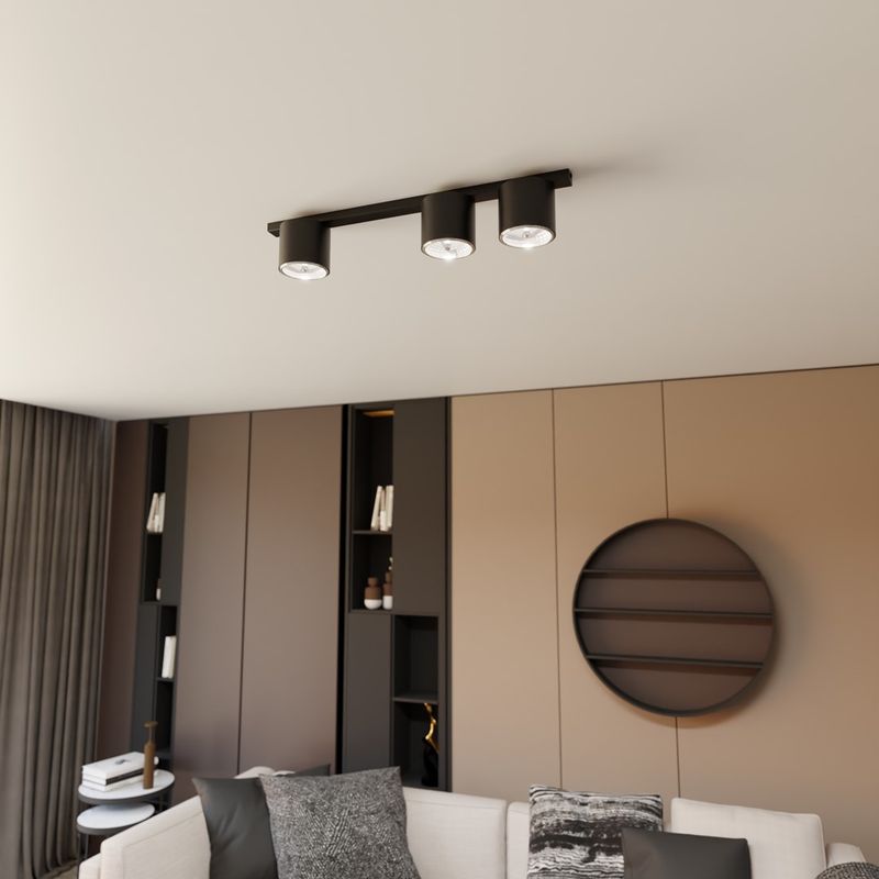 Emibig Lighting Taklampa NANO 3 SVART