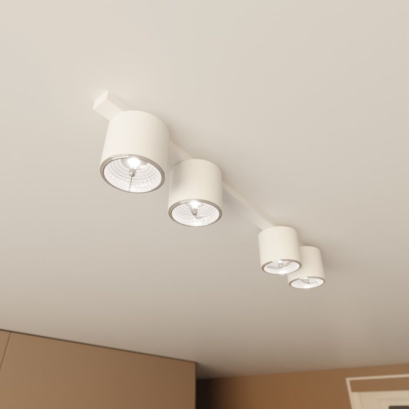 Emibig Lighting Taklampa NANO 4 VIT