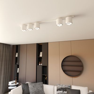 Emibig Lighting Taklampa NANO 5 VIT