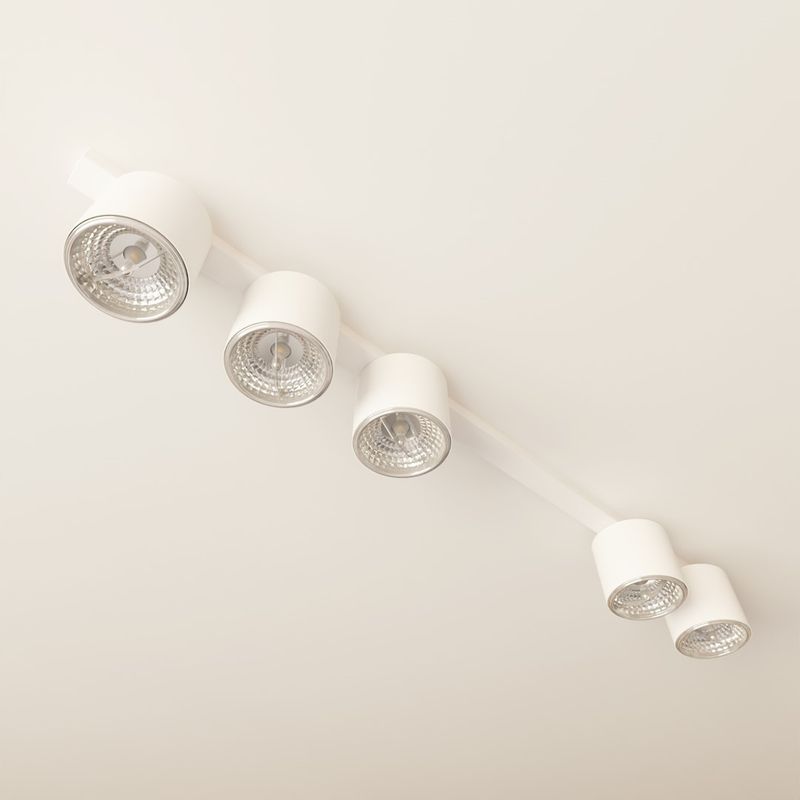 Emibig Lighting Taklampa NANO 5 VIT
