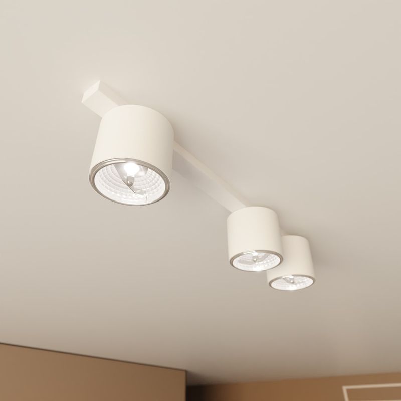 Emibig Lighting Taklampa NANO 3 VIT