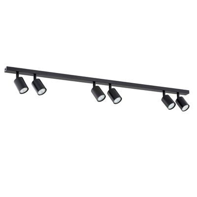 Emibig Lighting Taklampa FLASH 6 SVART
