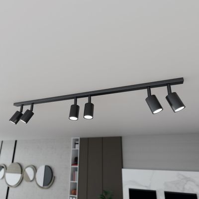 Emibig Lighting Taklampa FLASH 6 SVART