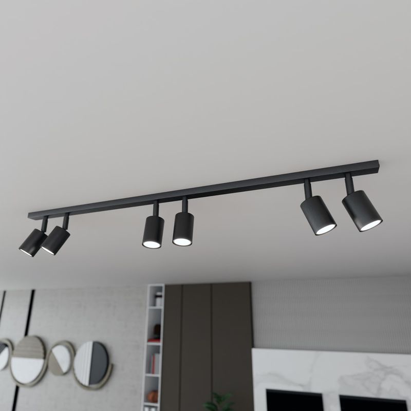 Emibig Lighting Taklampa FLASH 6 SVART