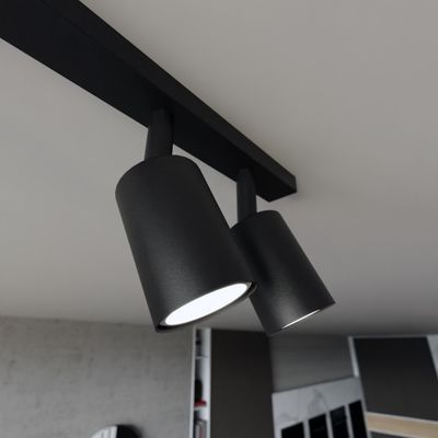 Emibig Lighting Taklampa FLASH 6 SVART