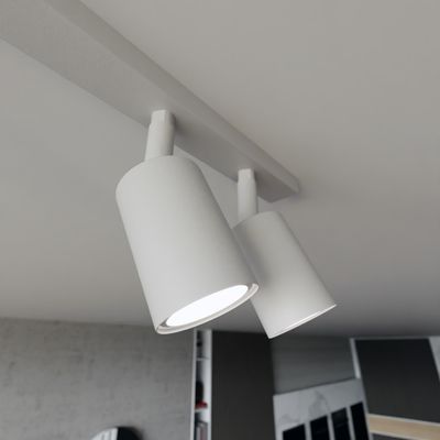 Emibig Lighting Taklampa FLASH 4 VIT