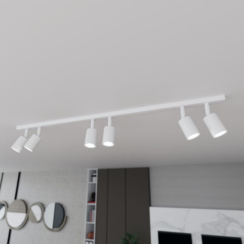 Emibig Lighting Taklampa FLASH 6 VIT