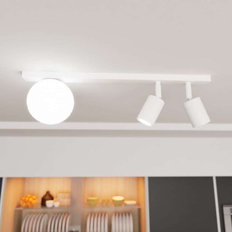 Emibig Lighting Taklampa BASTER 3 VIT