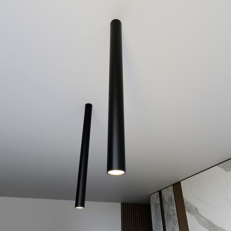 Emibig Lighting Taklampa TECNO 1XXL SVART
