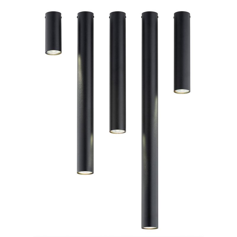 Emibig Lighting Taklampa TECNO 1XXL SVART