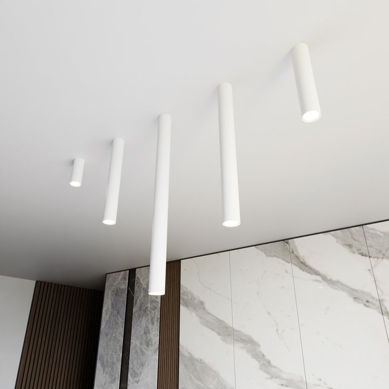 Emibig Lighting Taklampa TECNO 1XXL VIT