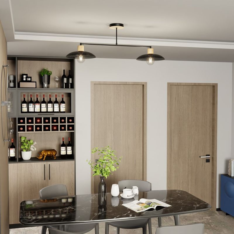 Emibig Lighting Taklampa KOBE 2 SVART