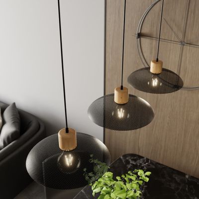 Emibig Lighting Taklampa KOBE 3 SVART
