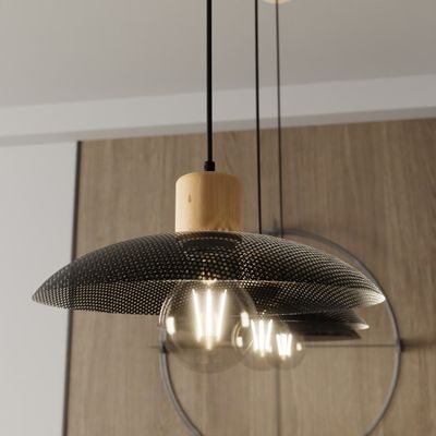 Emibig Lighting Taklampa KOBE 3 SVART