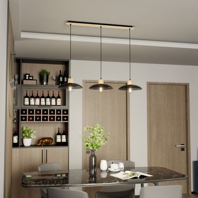 Emibig Lighting Taklampa KOBE 3 SVART