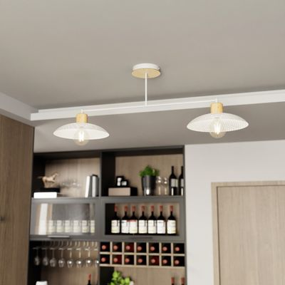 Emibig Lighting Taklampa KOBE 2 VIT