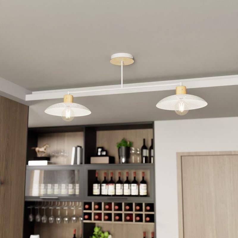 Emibig Lighting Taklampa KOBE 2 VIT
