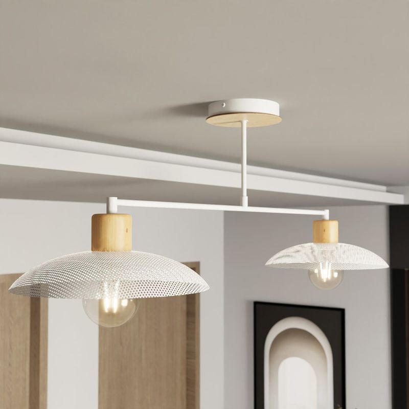 Emibig Lighting Taklampa KOBE 2 VIT