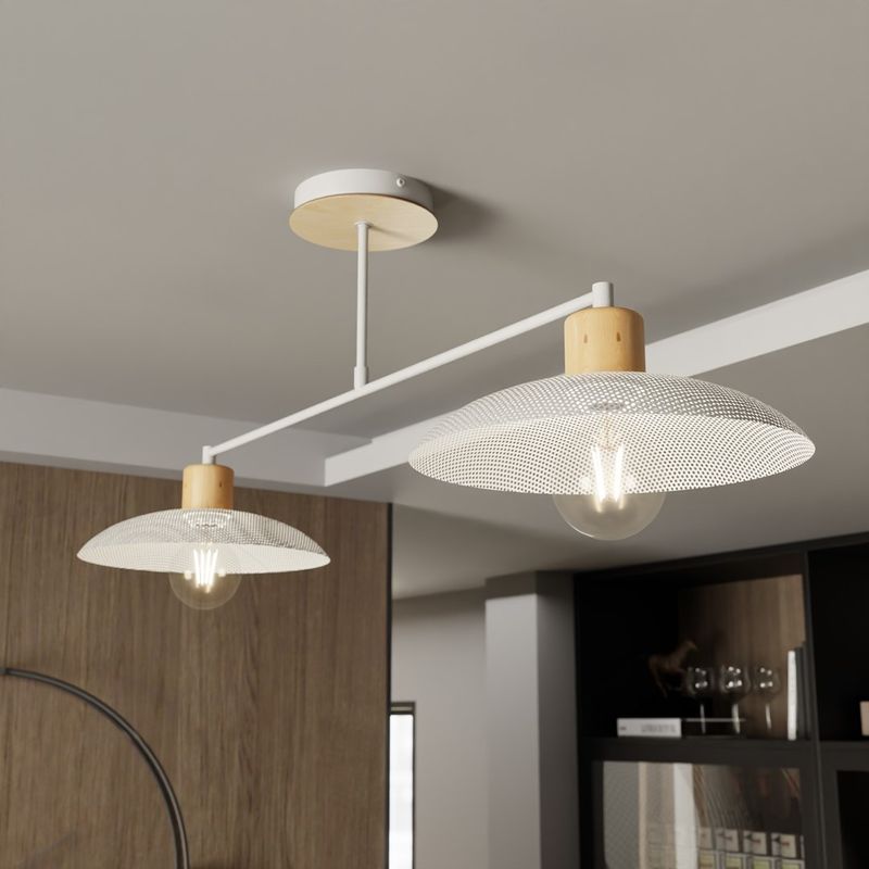 Emibig Lighting Taklampa KOBE 2 VIT