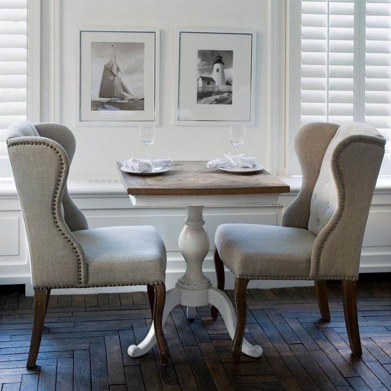 Riviera Maison Chateau Belvedere bord 70x70 cm brun