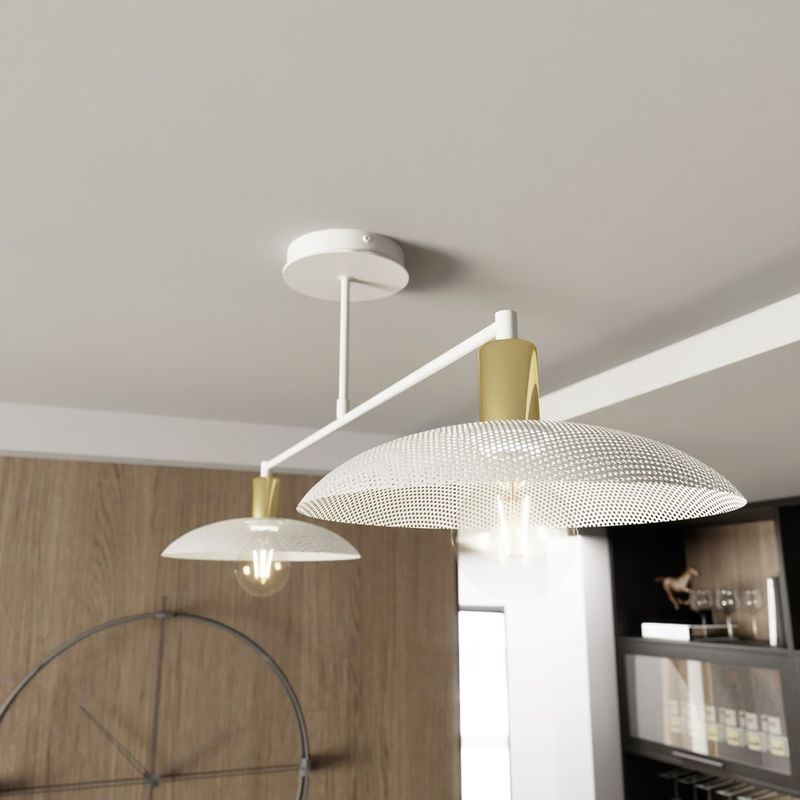 Emibig Lighting Taklampa SPIRIT 2 VIT