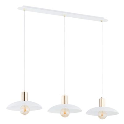 Emibig Lighting Taklampa SPIRIT 3 VIT