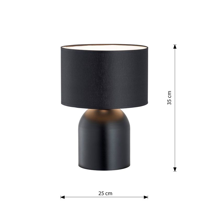 Emibig Bordslampa Lighting ASPEN LN1 SVART/VIT