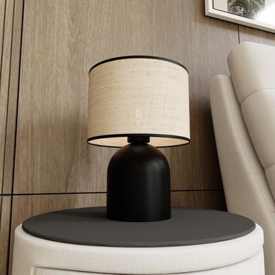 Emibig Bordslampa Lighting ASPEN LN1 SVART/ROTTING