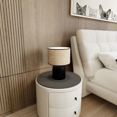 Emibig Bordslampa Lighting ASPEN LN1 SVART/ROTTING