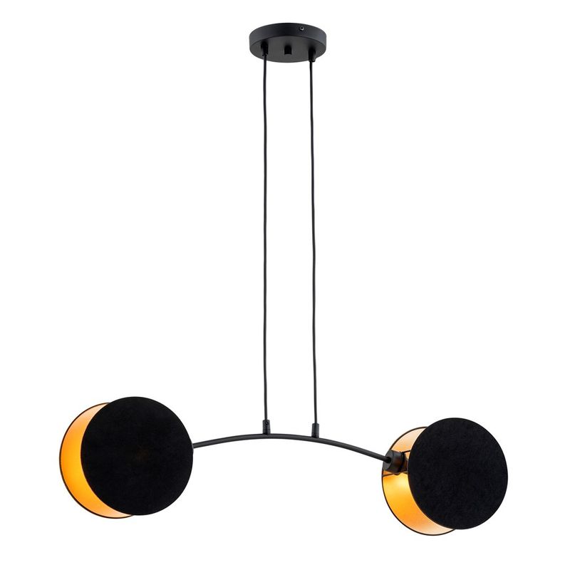 Emibig Lighting Taklampa MOTIF 2 SVART/GULD