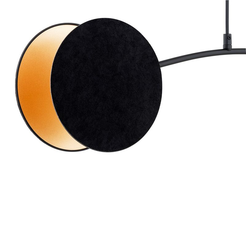 Emibig Lighting Taklampa MOTIF 2 SVART/GULD
