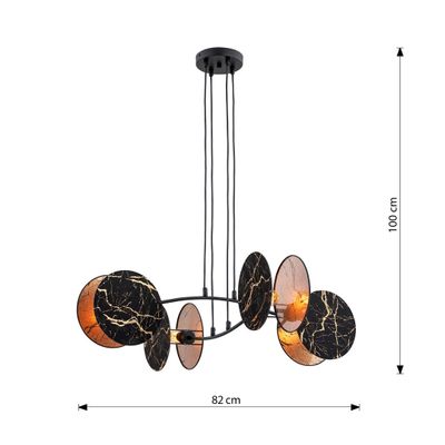 Emibig Lighting Taklampa MOTIF 4 MARBEL