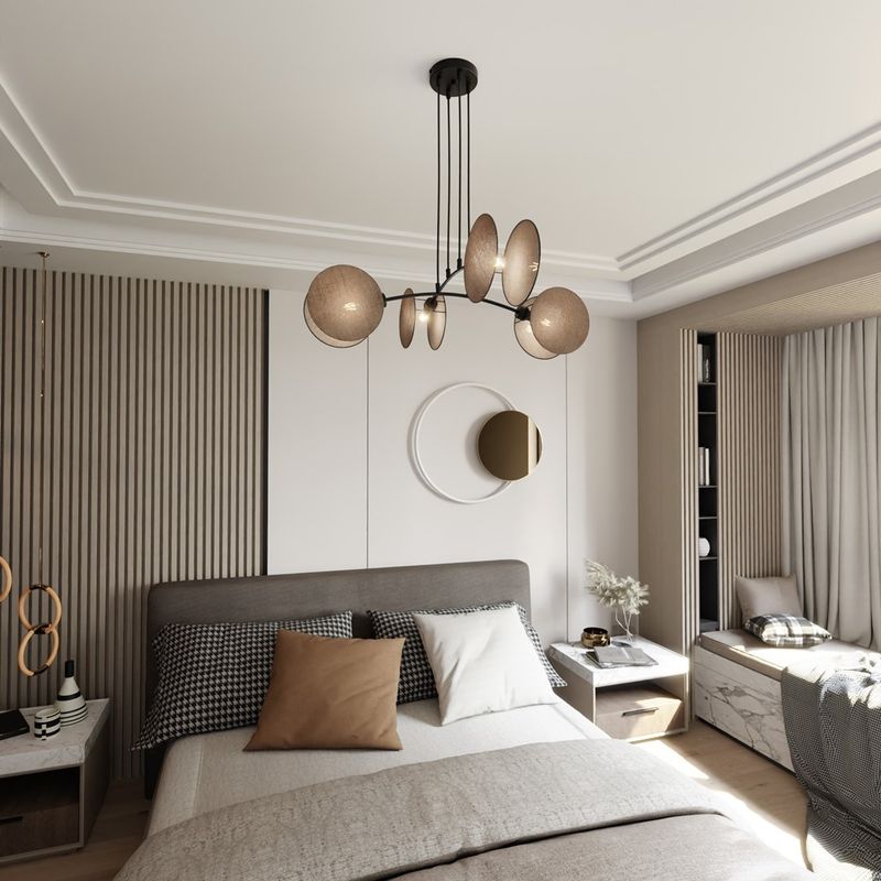 Emibig Lighting Taklampa MOTIF 4 NATURLIG