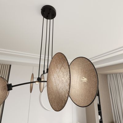 Emibig Lighting Taklampa MOTIF 4 NATURLIG