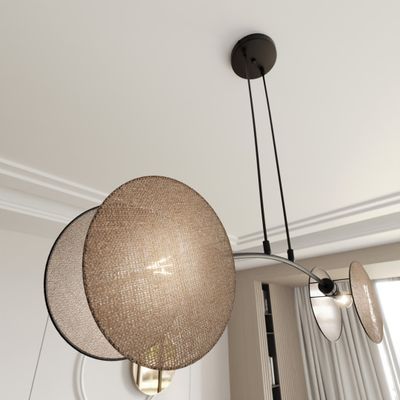 Emibig Lighting Taklampa MOTIF 2 NATURLIG