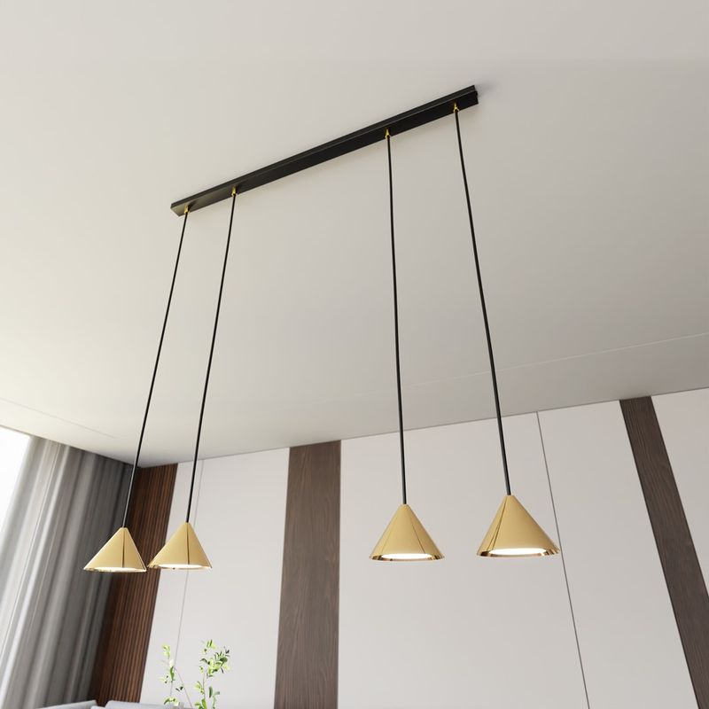 Emibig Lighting Taklampa ELIT 4 BL GULD