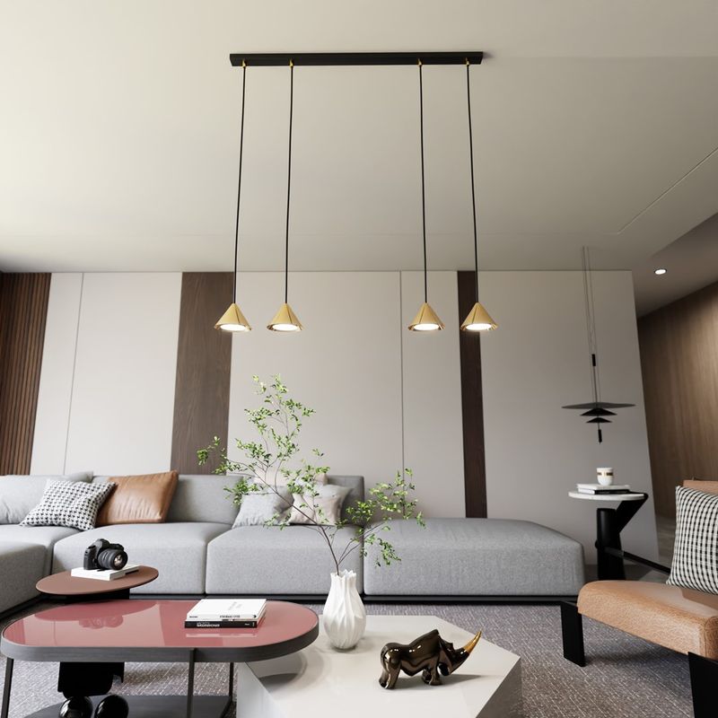 Emibig Lighting Taklampa ELIT 4 BL GULD