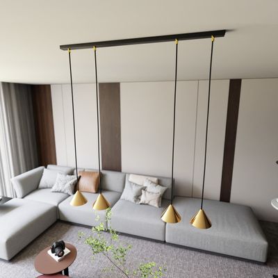 Emibig Lighting Taklampa ELIT 4 BL GULD